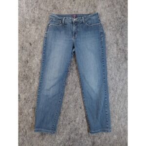 Nydj Not‎ You Daughters Jeans Women 9 Blue Ankle Denim Medium Wash Lift Tuck